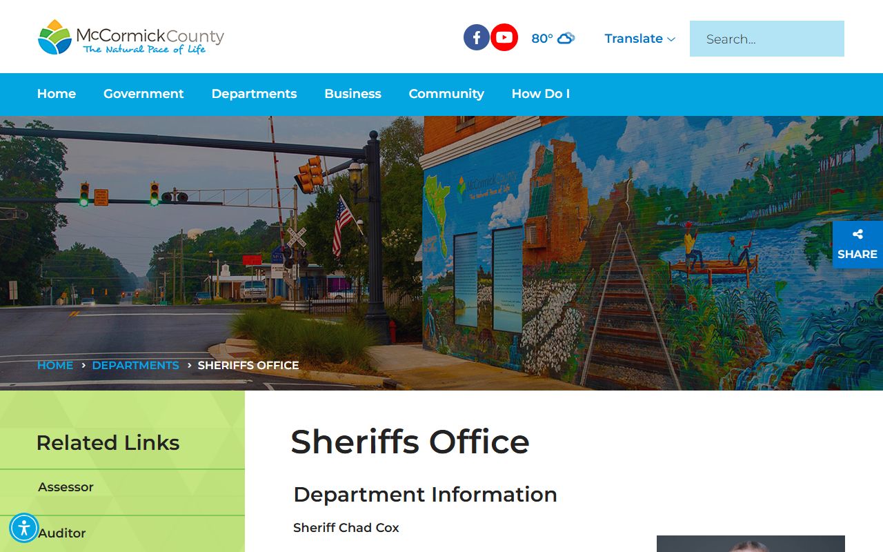 McCormick County arrest records Sheriff's Office source