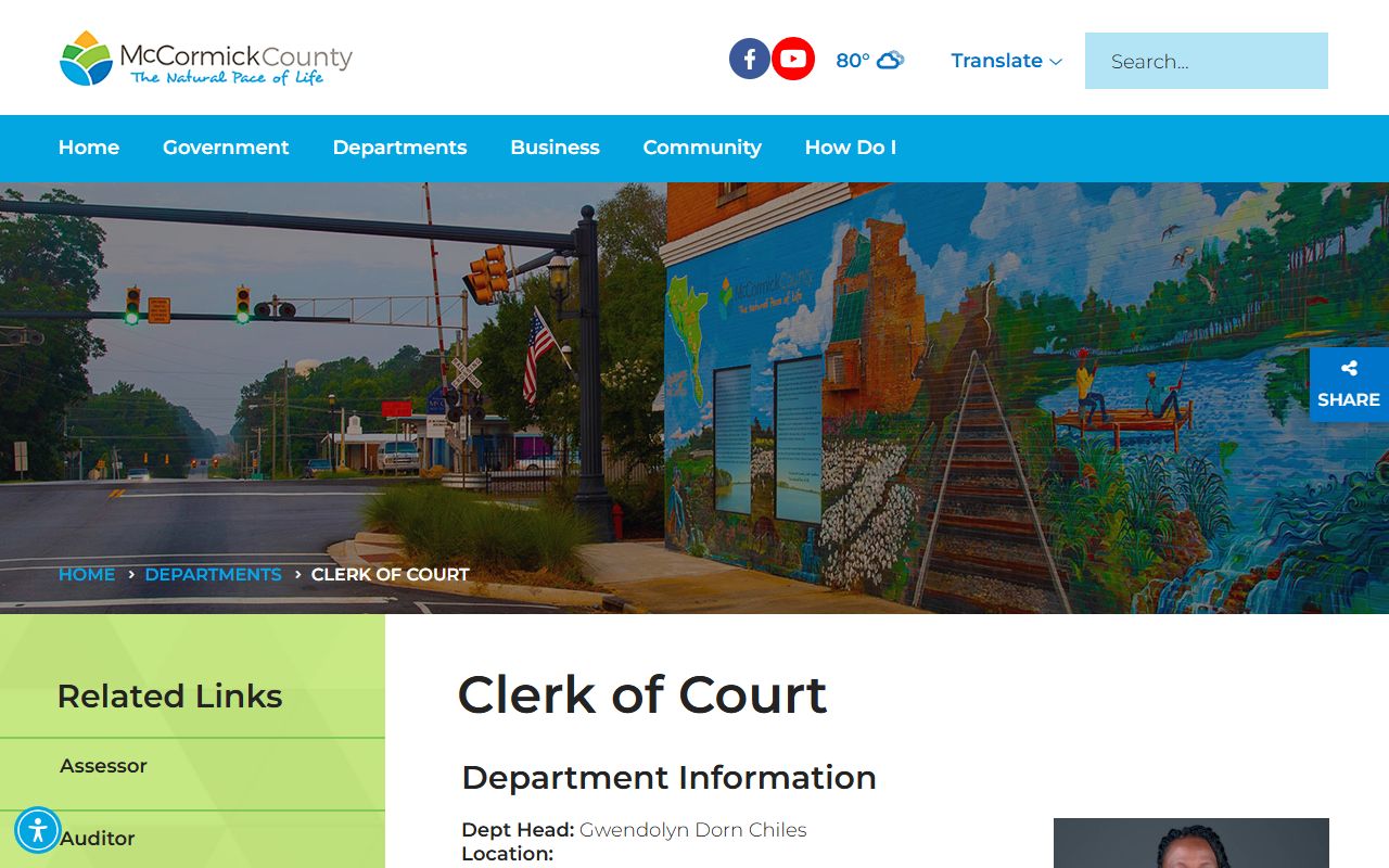 McCormick County court records Clerk of Court office source