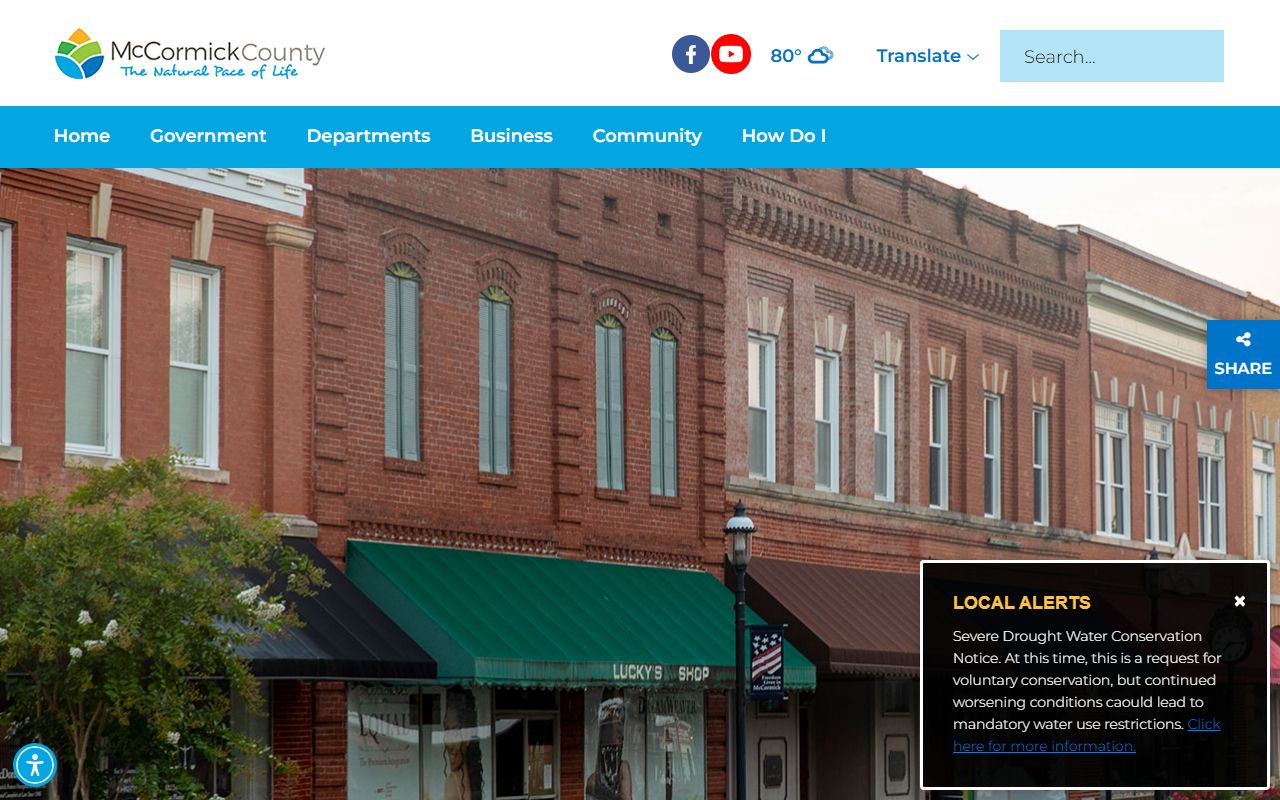 McCormick County court records county government homepage