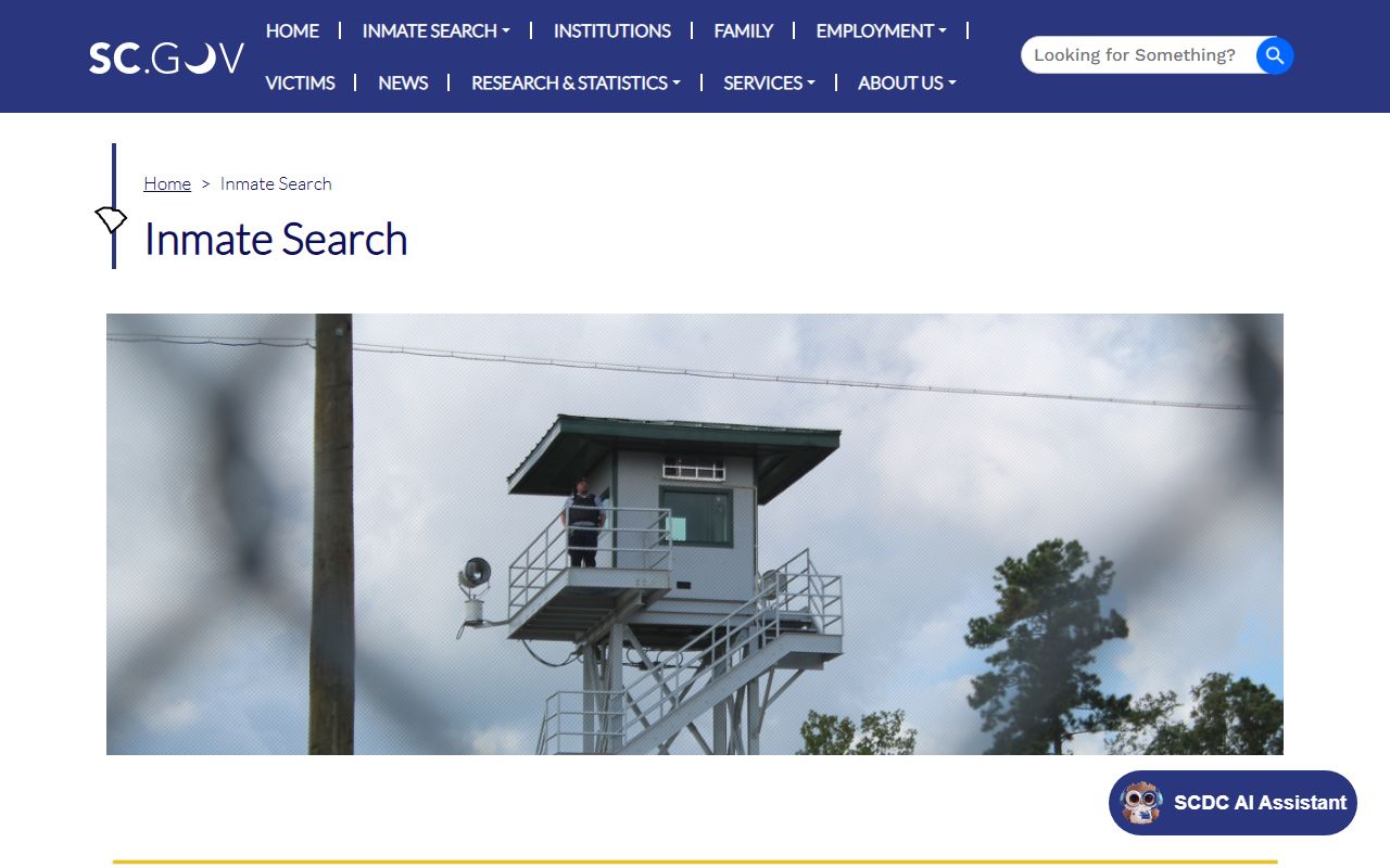 McCormick County inmate records SCDC inmate search disclaimer source