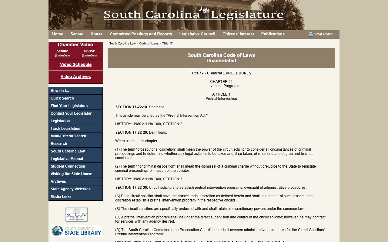 McCormick County warrant records South Carolina expungement statute source